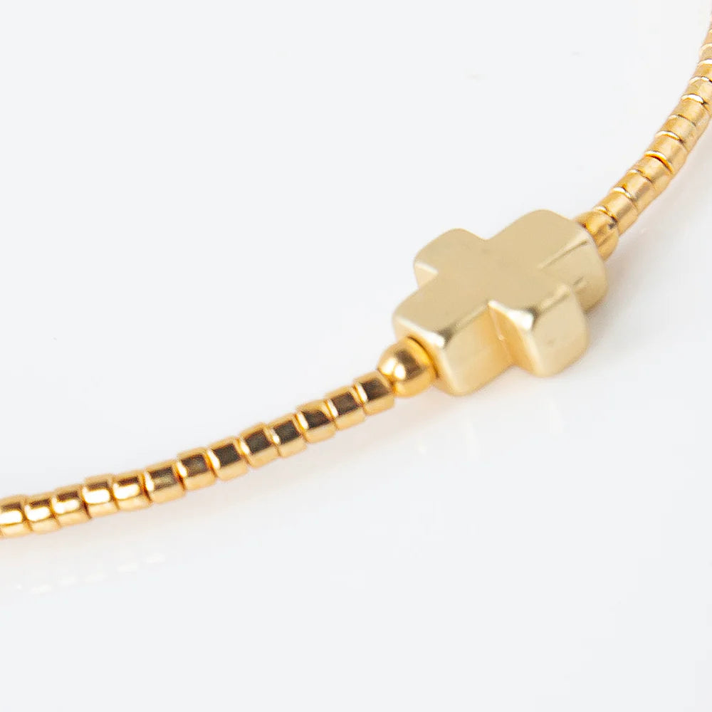 Lenny & Eva | Faithful Bangle-Gold