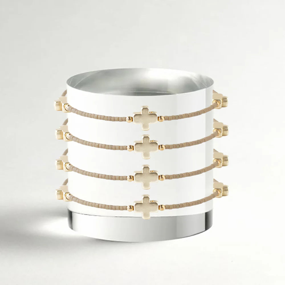Lenny & Eva | Faithful Bangle-Mocha
