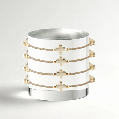 Lenny & Eva | Faithful Bangle-Mocha