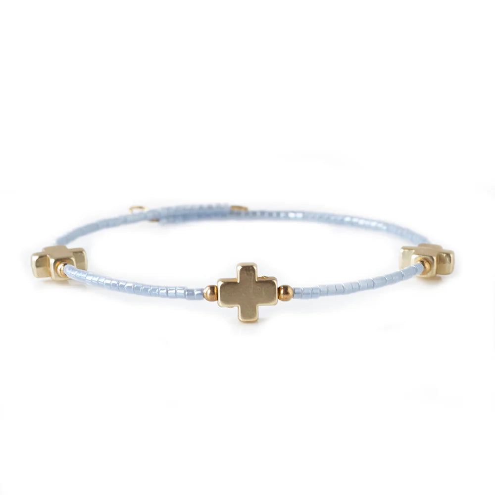 Lenny & Eva | Faithful Bangle-Sky Blue