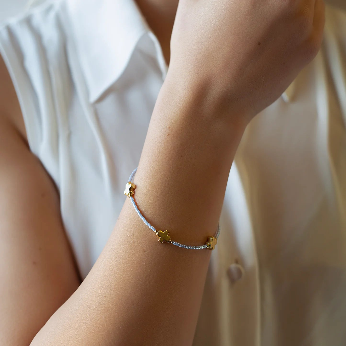 Lenny & Eva | Faithful Bangle-Sky Blue