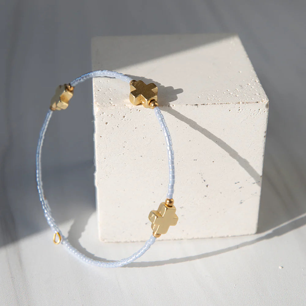 Lenny & Eva | Faithful Bangle-Sky Blue