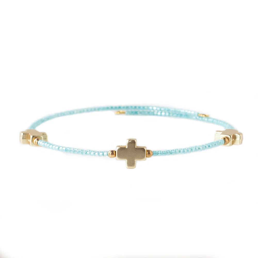 Lenny & Eva | Faithful Bangle-Turquoise