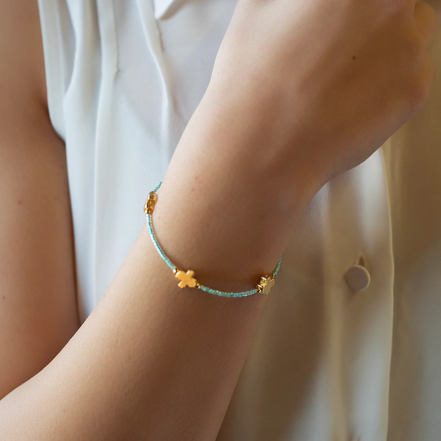 Lenny & Eva | Faithful Bangle-Turquoise