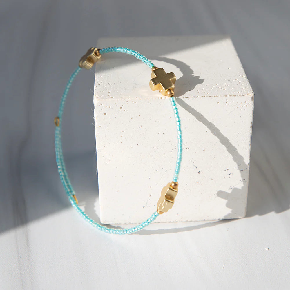 Lenny & Eva | Faithful Bangle-Turquoise
