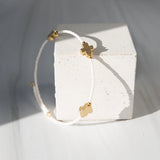 Lenny & Eva | Faithful Bangle-White
