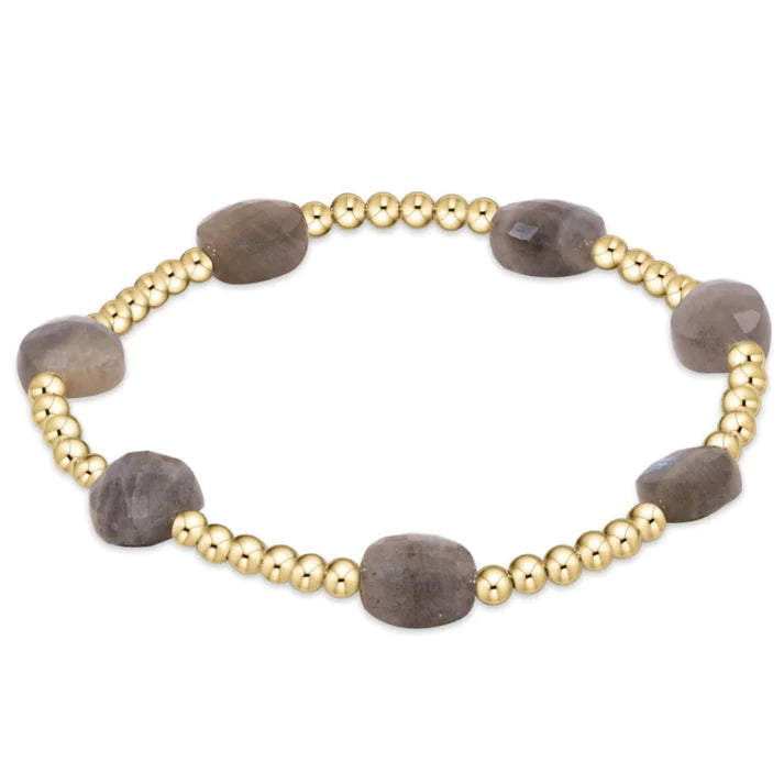 Enewton | Admire Gold 3mm Bead Bracelet - Labradorite