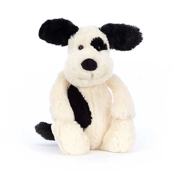 JellyCat | Black And Cream Puppy