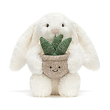 Jellycat | Cream Bunny with Plant