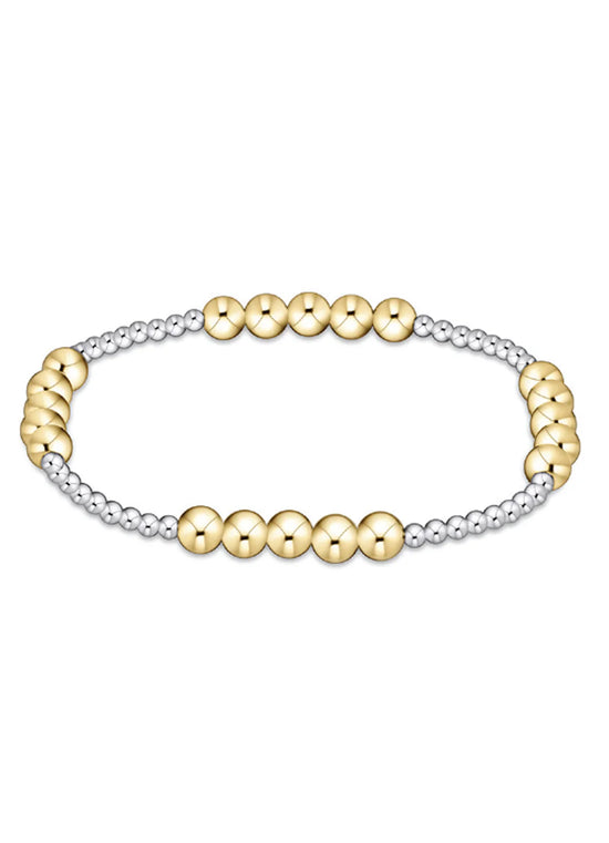 Enewton | Classic Blissful Pattern 2.5mm Bead Bracelet - 5mm Mixed Metal