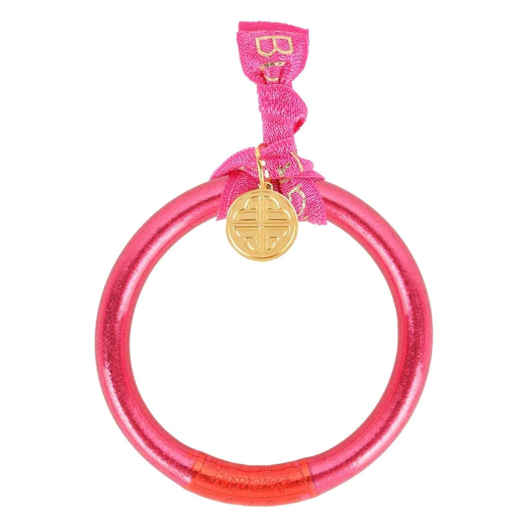 BuDhaGirl | Pink Tzubbie All Weather Bangle® (AWB®) - Serenity Prayer