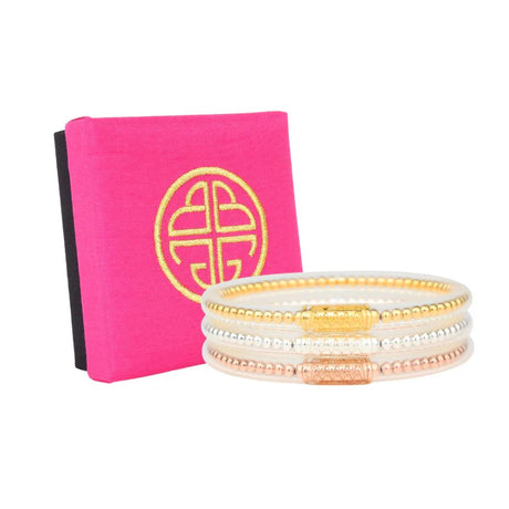 BuDhaGirl | BIBI All Weather Bangles® (Set of 3) - Serenity Prayer