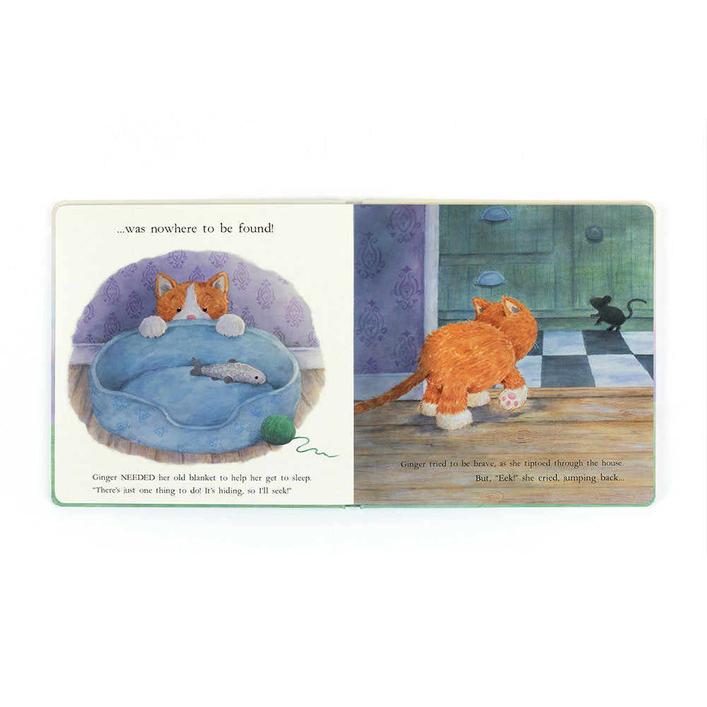 JellyCat | Ginger, The Courageous Kitten Book