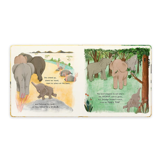 JellyCat | Smudge Littlest Elephant Book