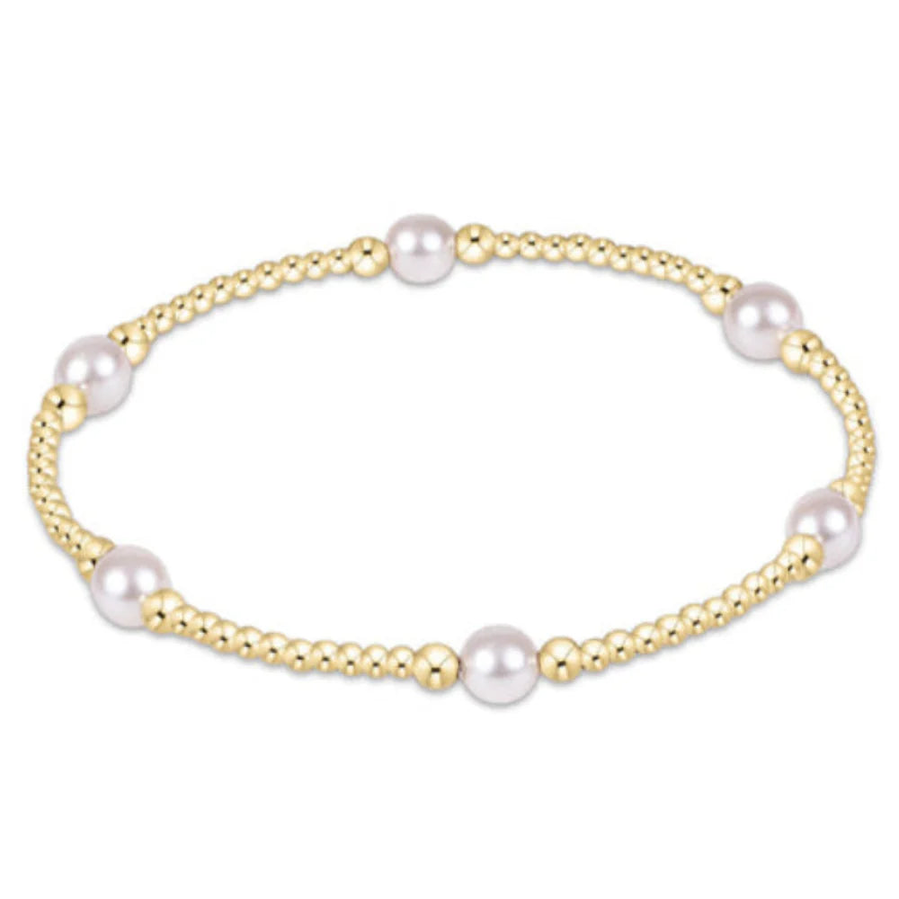 Enewton | Purpose Pearl 5mm Gold Bracelet