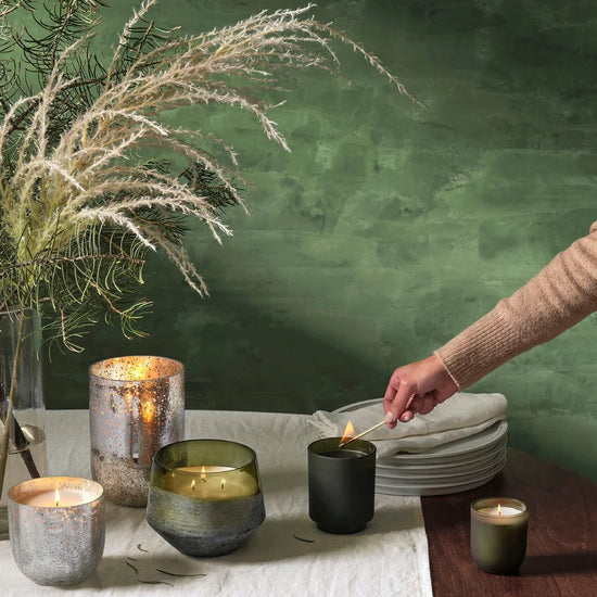 Balsam & Cedar Small Radiant Glass Candle