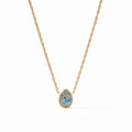 Julie Vos | Birthstone Teardrop Delicate Necklace