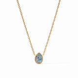 Julie Vos | Birthstone Teardrop Delicate Necklace