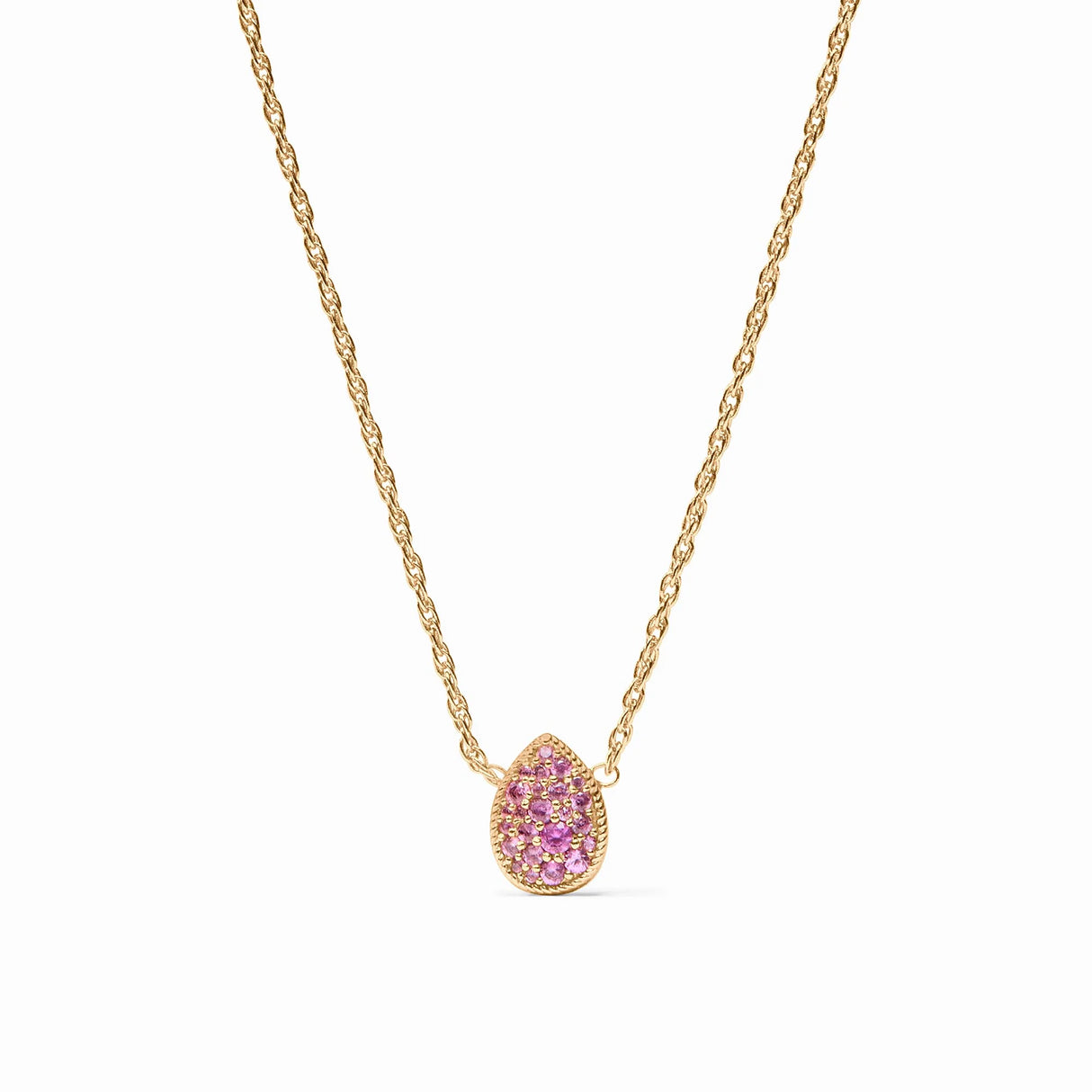 Julie Vos | Birthstone Teardrop Delicate Necklace