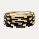 BuDhaGirl | Black Veda Bangles - Set of 6