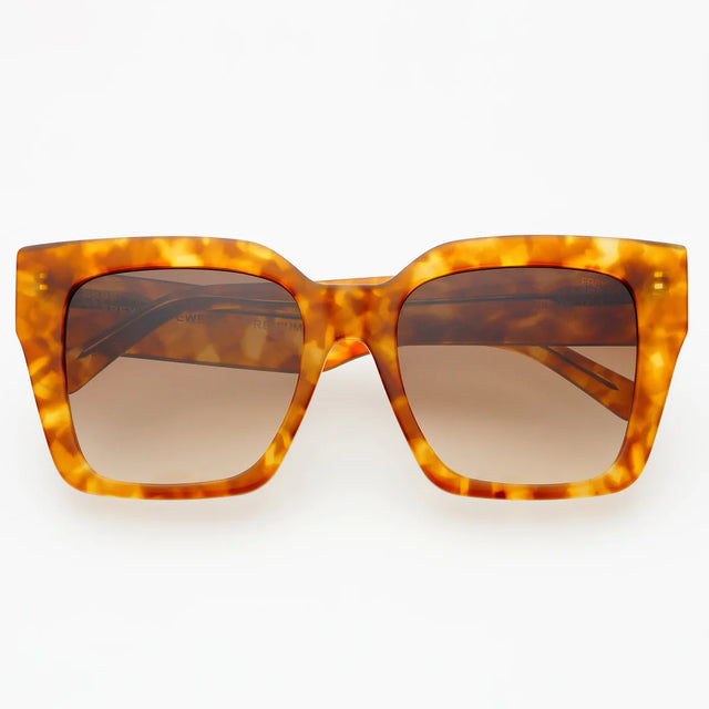 Freyrs | Bon Chic Acetate Oversized Square Sunglasses-Light Tortoise