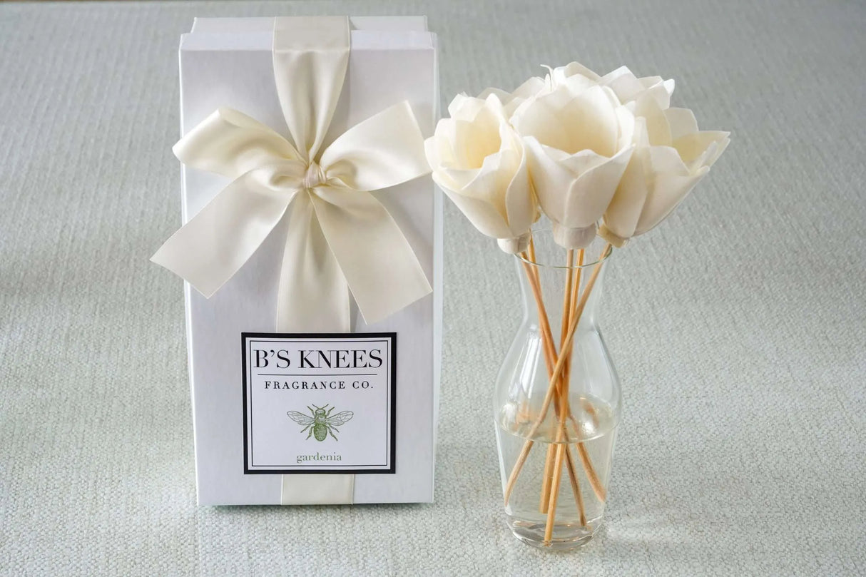 B's Knees | Gardenia Classic Natural Reed Diffuser