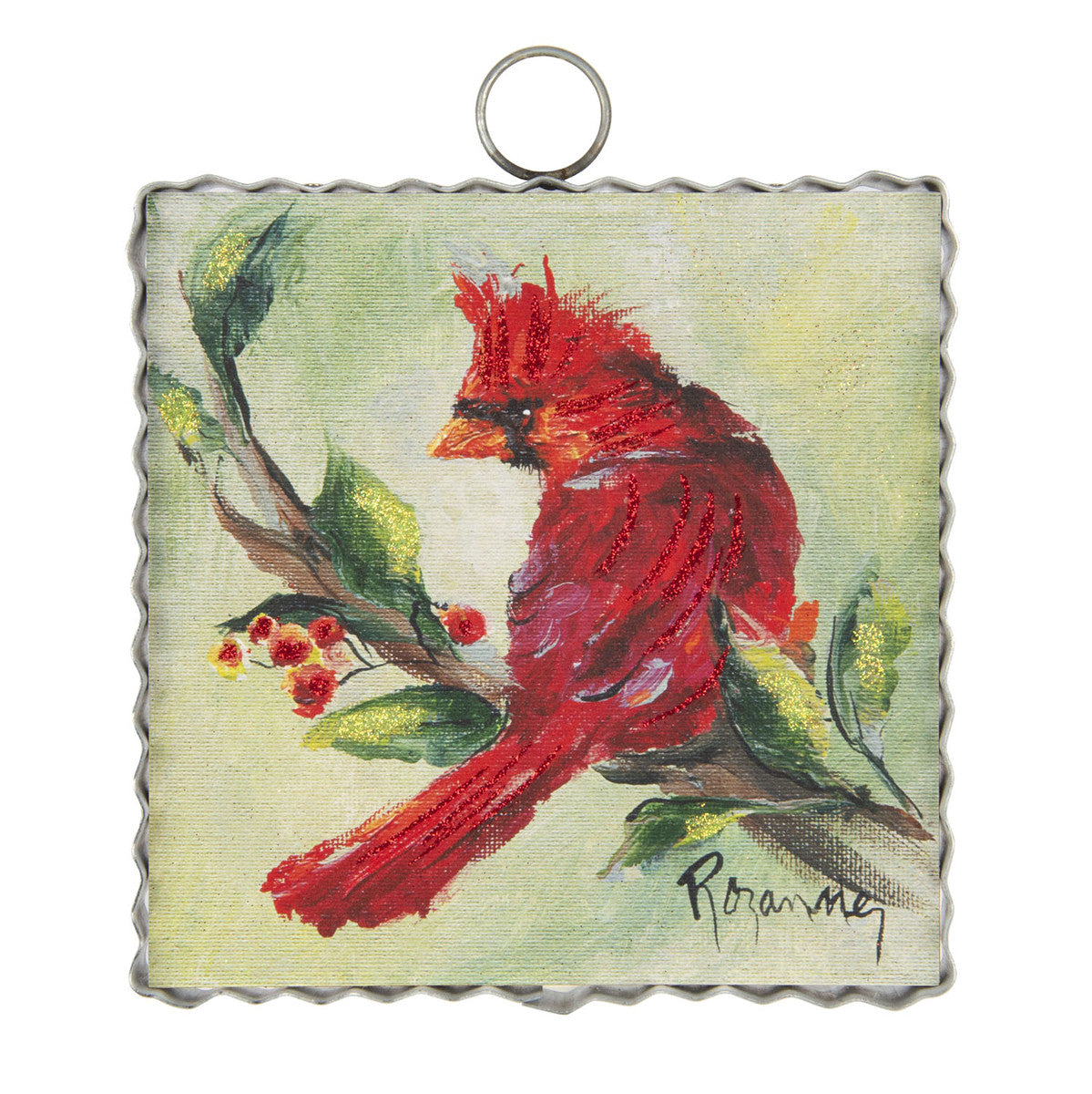 Mini Frazzled Cardinal Print