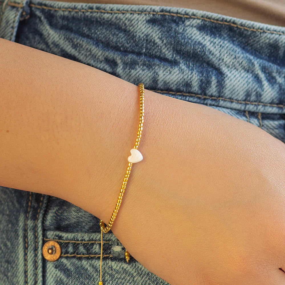 Lenny & Eva | Intentions Cord Bracelet-Heart