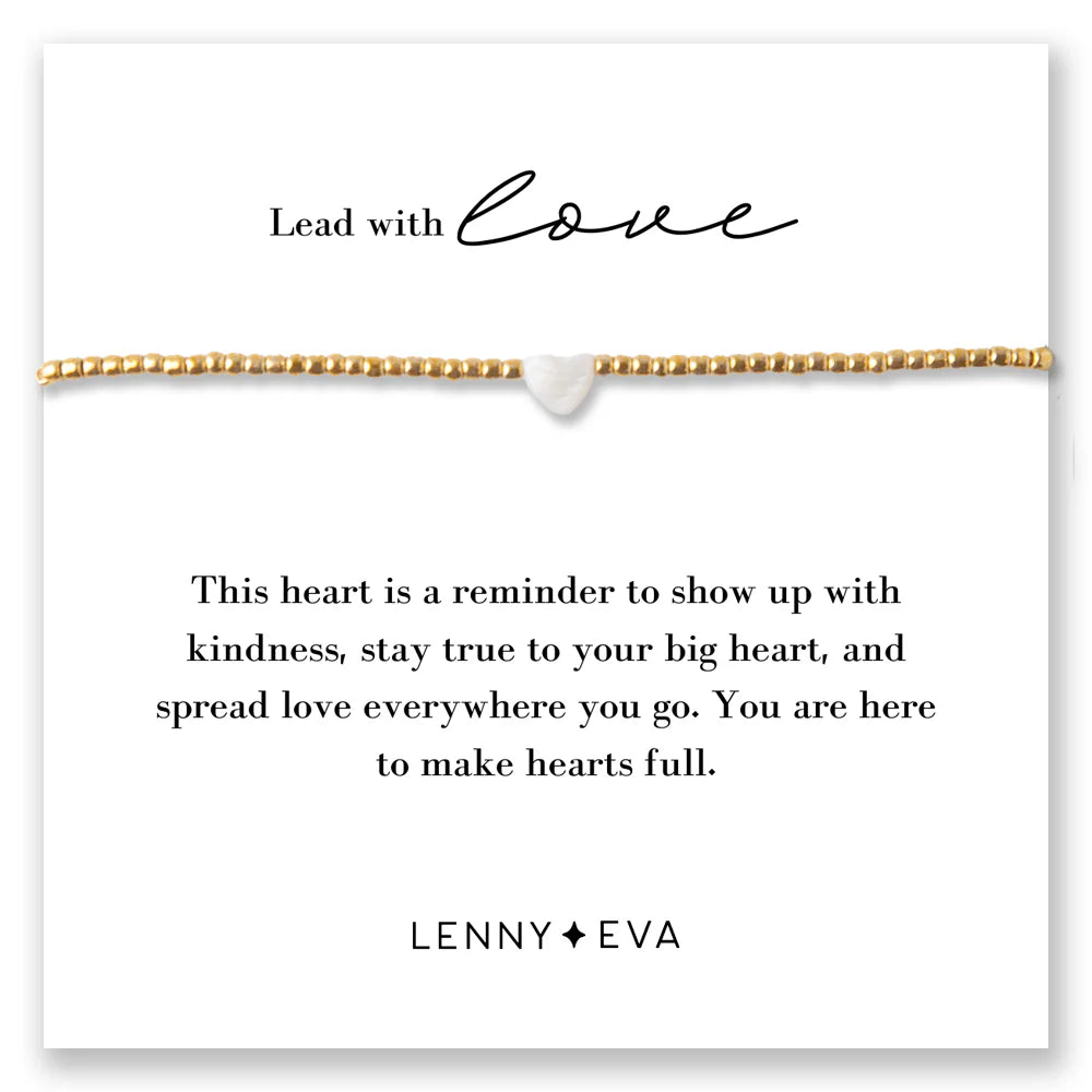Lenny & Eva | Intentions Cord Bracelet-Heart