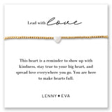 Lenny & Eva | Intentions Cord Bracelet-Heart