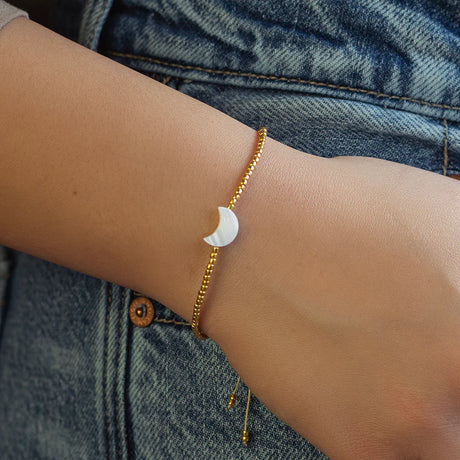 Lenny & Eva | Intentions Cord Bracelet-Moon