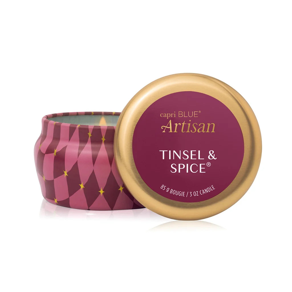 Capri Blue | Tinsel & Spice Artisan Winter Bazaar Mini Tin