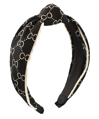 Circle and Dot Link Headband