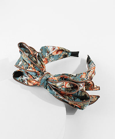 Double Big Bow Headband