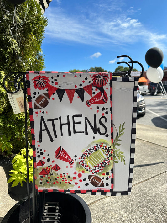 Athens City Cheer Garden Flag