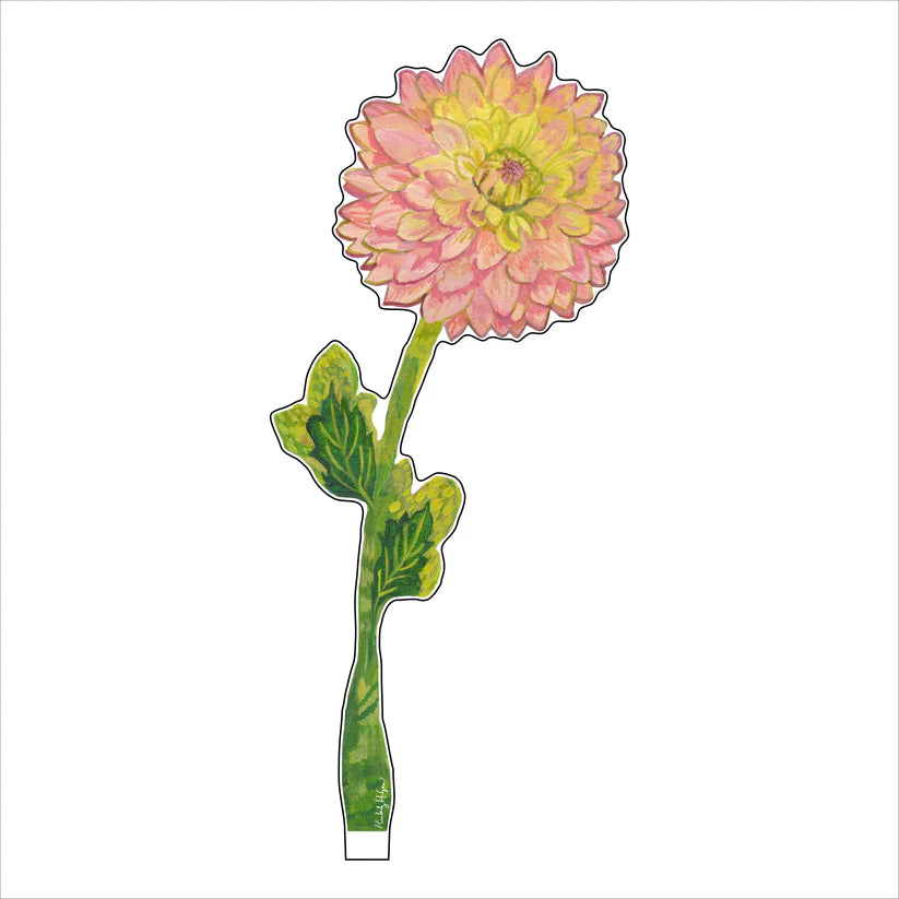 Kimberly Hodges Art | Cafe Au Lait Dahlia Small Acrylic