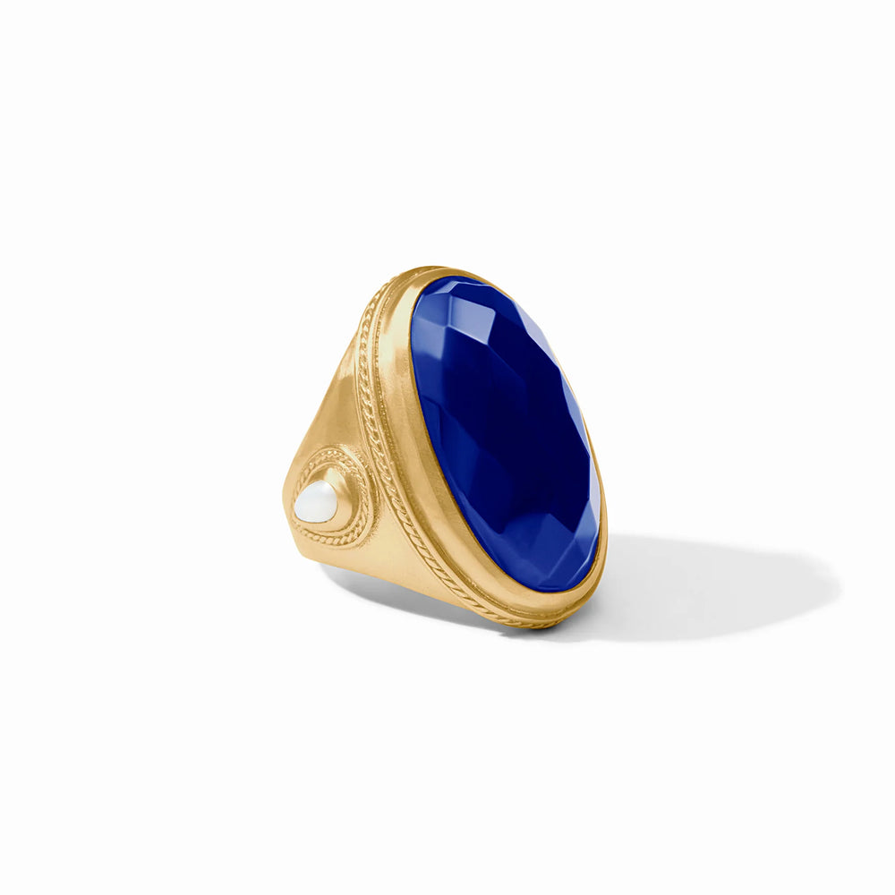 Julie Vos | Cannes Statement Ring - Iridescent Sapphire Blue