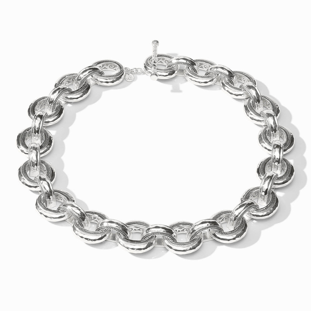 Julie Vos | Cannes Demi Link Necklace in Silver