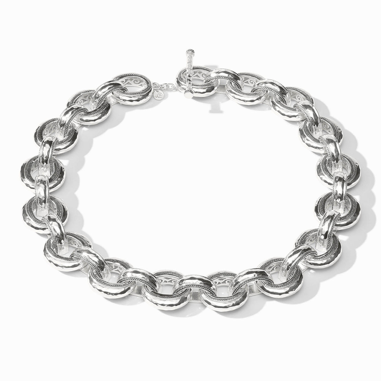Julie Vos | Cannes Demi Link Necklace in Silver