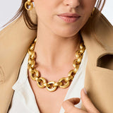 Julie Vos | Cannes Demi Link Necklace in Gold