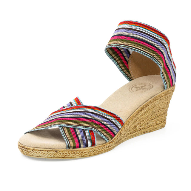 Charleston Shoe Co. | Cannon - Raspberry Stripe