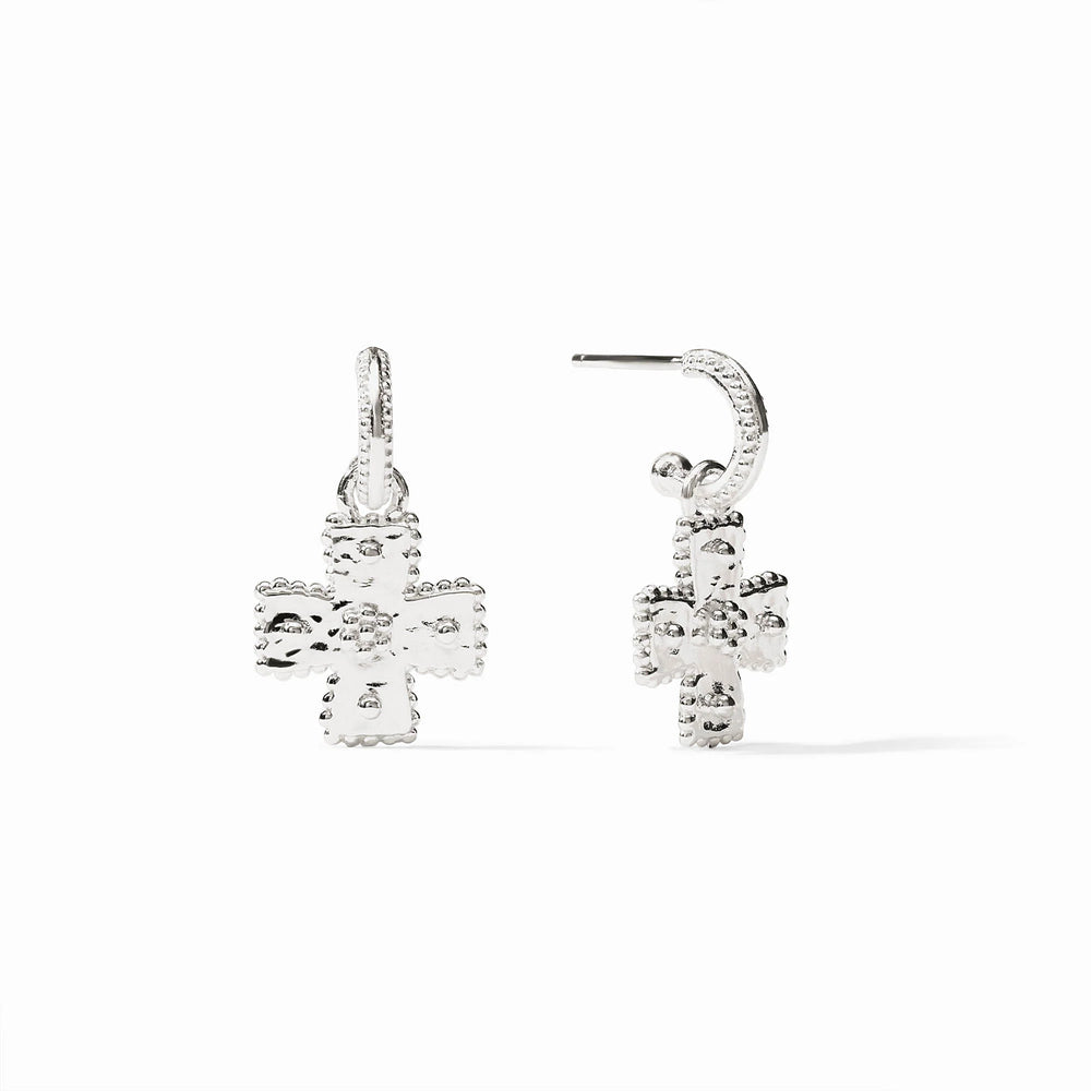 Julie Vos | Canterbury Hoop & Charm Earrings