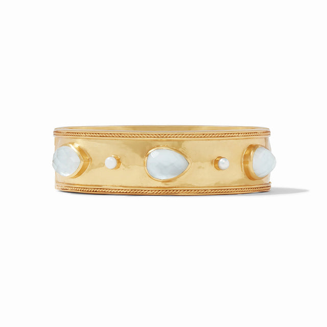 Julie Vos | Cannes Stone Statement Hinge Bangle