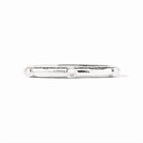 Julie Vos | Catalina Stone Hinge Bangle - Silver
