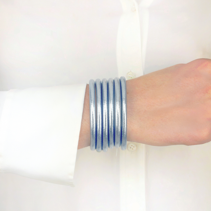 BuDhaGirl | Celeste All Weather Bangles® (AWB®) - Set of 6