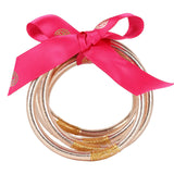 BuDhaGirl | Champagne All Weather Bangles® (AWB®) - Serenity Prayer