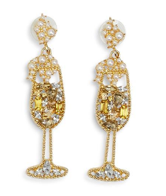 Trish Crystal Embellished Earrings