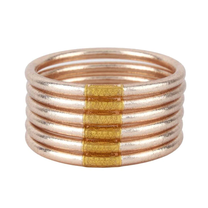 BuDhaGirl | Champagne All Weather Bangles® (AWB®) - Serenity Prayer