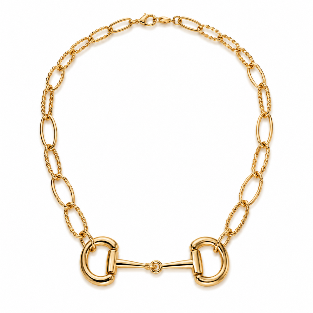 Madison's Exclusive | Linked Horsebit Necklace