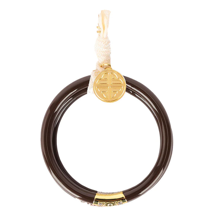 BuDhaGirl | Three Kings All Weather Bangles (AWB) - Chocolate